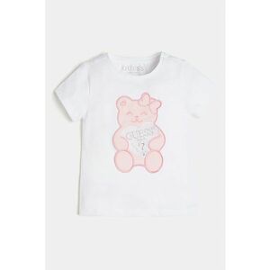 JEANS - Tricou din amestec de bumbac cu aplicatie - Alb/Piersica imagine
