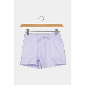Pantaloni scurti de bumbac cu snur - Lila imagine