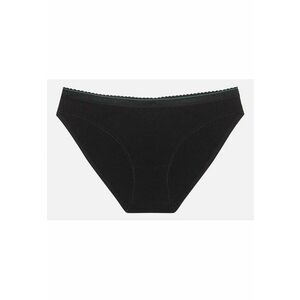 Lenjerie intima pentru dama cu talie inalta Bumbac - Negru imagine