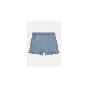 Pantaloni scurti din denim cu volane imagine