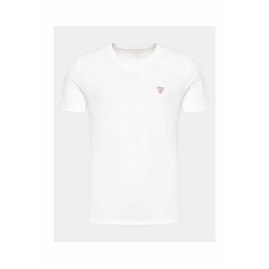 Tricou in V din amestec de bumbac - imagine