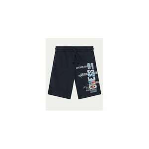 Pantaloni scurti sport din bumbac cu logo imprimat imagine