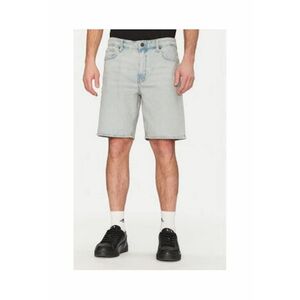 Pantaloni scurti din denim cu buzunare multiple imagine