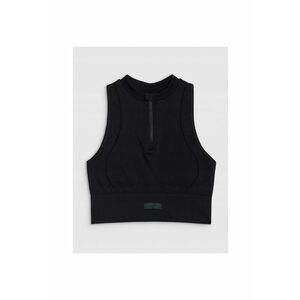 Top sport dama - Sintetic - Slim fit - Negru imagine