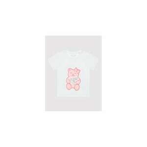 Tricou cu ursulet din amestec de bumbac organic imagine