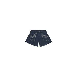 Pantaloni scurti din denim cu strasuri imagine