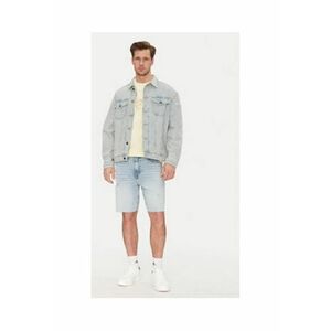 Pantaloni scurti din denim cu aspect decolorat imagine