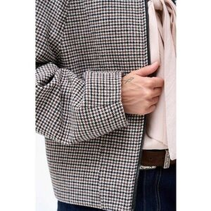 Jacheta cu imprimeu houndstooth imagine