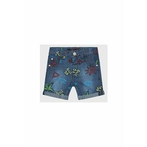 Pantaloni scurti copii - Bumbac - Albastru - Albastru imagine
