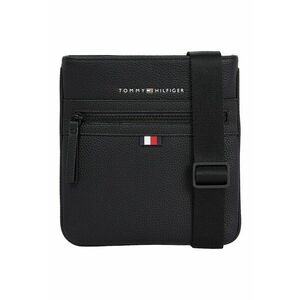 Geanta crossbody de piele ecologica cu logo Essential - Negru imagine