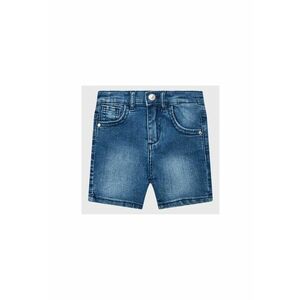 Pantaloni scurti copii - Bumbac organic - Albastru imagine