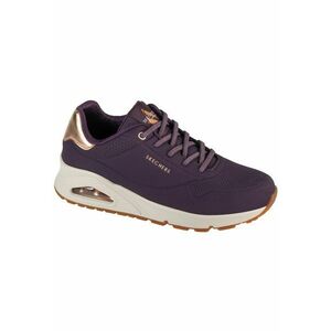 Pantofi sport de piele ecologica Uno Shimmer Away - Violet imagine