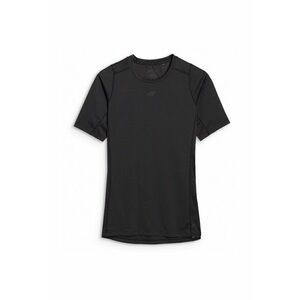Tricou de Antrenament Barbati Slim - Negru Intens - Tehnologie 4FDry - Marime XXL - Material Sintetic Durabil - Aerisire Imbunatatita imagine