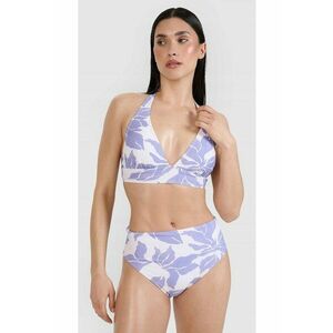 Sutien de bikini violet - halter - cupe triunghiulare - elastan - imagine
