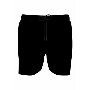 Pantaloni scurti de baie cu talie medie - Negru imagine
