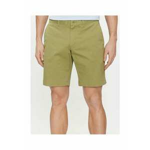 Pantaloni scurti Barbati - Verde - 50% bumbac organic - 47% bumbac - 3% elastan - imagine