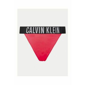 Slip de bikini dama - rosu - poliester reciclat/elastan - imagine
