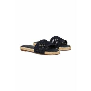 Papuci dama material textil - negru imagine