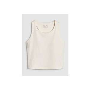 Maiou sport dama - crop-top antrenament - uscare rapida - alb - Primavara-Vara 2025 - imagine