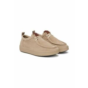 Pantofi barbatesti - piele intoarsa - maro imagine