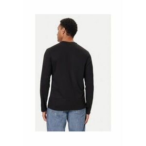 Bluza cu maneca lunga Barbati - Negru - 100% bumbac - imagine
