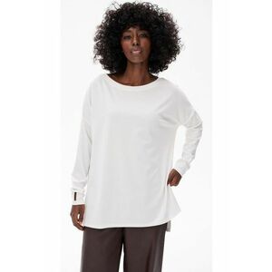 Bluza cu model asimetric Fina - Alb imagine