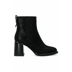 Botine din piele intoarsa cu model imagine