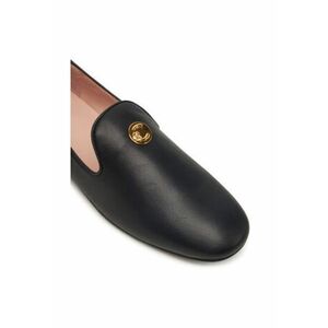 Mocasini dama - piele naturala - negru - imagine