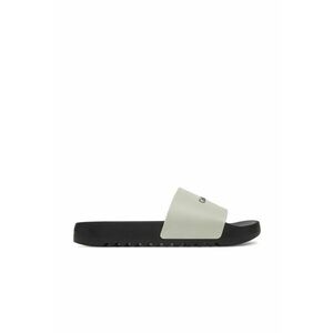 Papuci barbatesti - bej negru - plastic - imagine