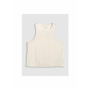 Maiou antrenament oversize Femei crem - poliester - 4FDry - Crem imagine