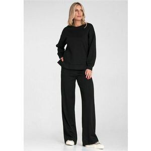 Treninguri lifestyle dama - set hanorac si pantaloni - negru - elegant imagine