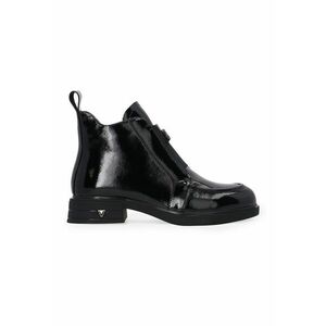 Botine scurte din piele lacuita imagine