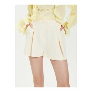 Pantaloni scurti dama crem imagine