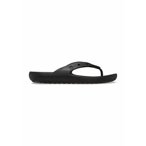 Papuci flip-flop de cauciuc cu perforatii - Negru imagine