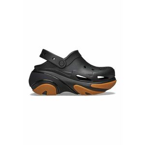 Saboti slingback cu talpa demi-wedge - Negru imagine