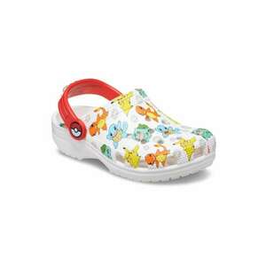 Saboti Classic Pokemon Clog Kids 38-39 EU - J6 US Alb - White/Multi imagine