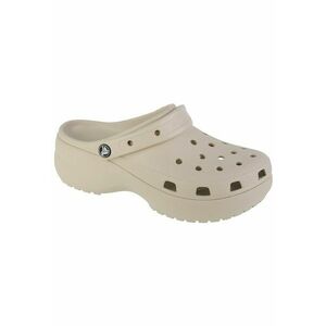 Saboti Classic Platform Clog - Sintetic - Bej - imagine