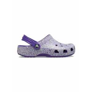 Saboti Classic Glitter Clog Kids 38-39 EU - J6 US Mov - Neon Purple/Multi imagine
