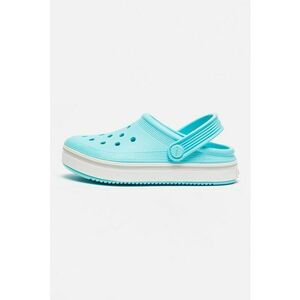 Saboti slingback cu perforatii Off Court - Albastru aquamarin imagine