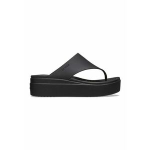 Papuci de casa uni cu talpa wedge - Negru imagine