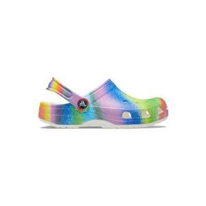 Saboti Classic Spray Dye Clog Kids - US Alb - White/Multi - Alb imagine