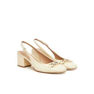 Sandale dama - IVORY - piele ecologica - toc imagine