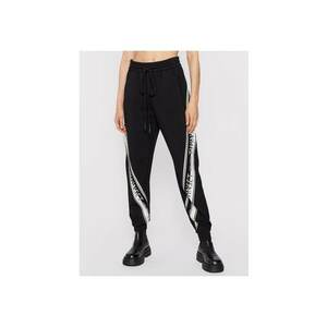 Pantaloni de trening dama negru/alb imagine