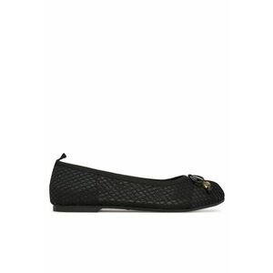 Balerini dama textil - negru imagine