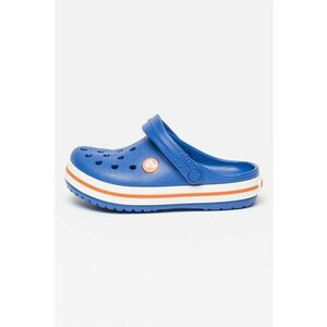 Saboti slingback convertibili cu dunga contrastanta Crocband - Alb/Albastru royal imagine