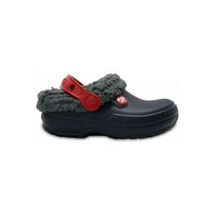 Saboti Kids' Classic Blitzen III Lined Clog - US Albastru - Navy/Slate Grey - Alb imagine