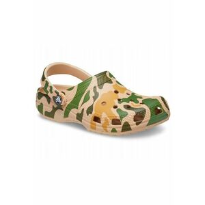 Saboti unisex cu model camuflaj - Maro imagine