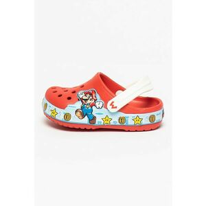 Saboti slingback cu perforatii - Rosu/Galben/Albastru imagine