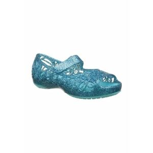 Balerini Kids' Isabella Glitter Flat - US Albastru deschis - Pool - Alb imagine