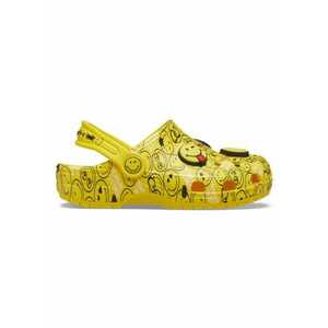 Saboti Classic Smiley World Clog - US Alb - White/Multi - Alb imagine